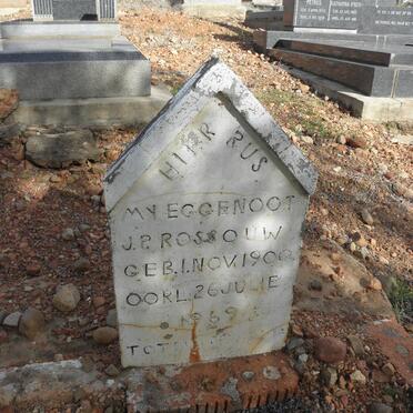 ROSSOUW J.P. 1900-1969