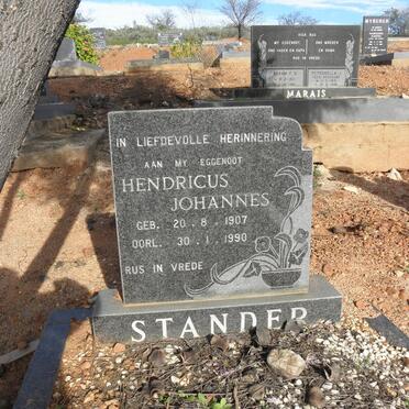 STANDER Hendricus Johannes 1907-1990