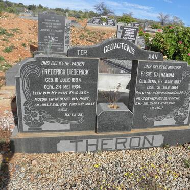 THERON Frederick Diederick 1884-1964 &amp; Elsie Catharina BENN 1887-1964