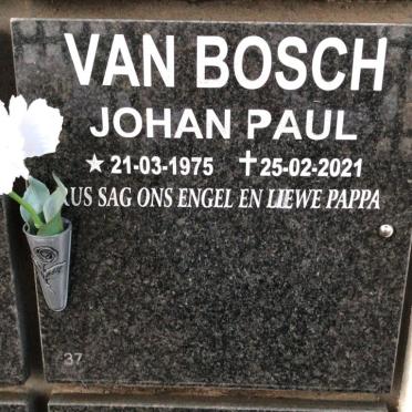 BOSCH Johan Paul, van 1975-2021