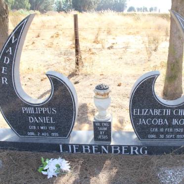 LIEBENBERG Philippus Daniël 1911-1995 &amp; Elizabeth Christina Jacoba KOTZÉ 1920-1997