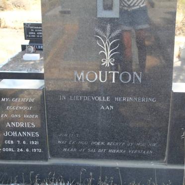 MOUTON Andries Johannes 1921-1972