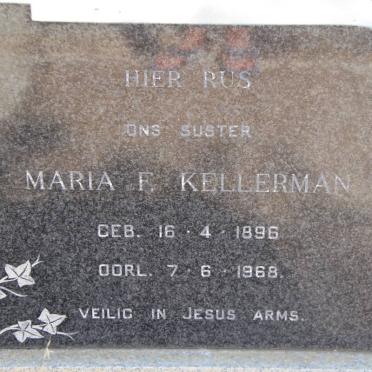 KELLERMAN Maria F. 1896-1968