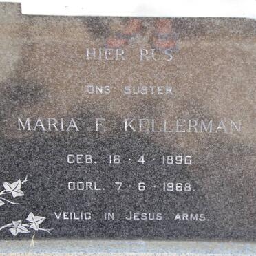 KELLERMAN Maria F. 1896-1968