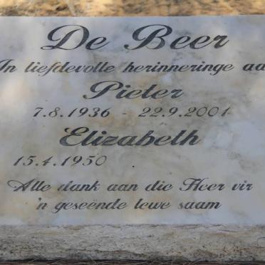 BEER Pieter, de 1936-2001 &amp; Elizabeth 1950-