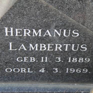 KITSHOFF Hermanus Lambertus 1889-1969