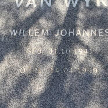 WYK Willem Johannes, van 194?-1999