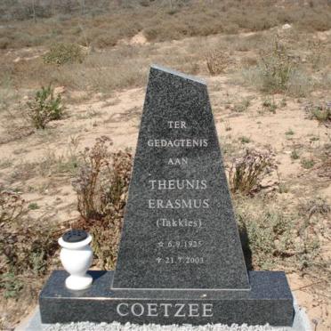 COETZEE Theunis Erasmus 1925-2003