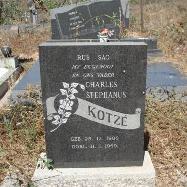 KOTZÉ Charles Stephanus 1906-1969