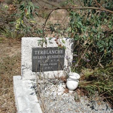 TERBLANCHE Helena Hendrina ??- 1998