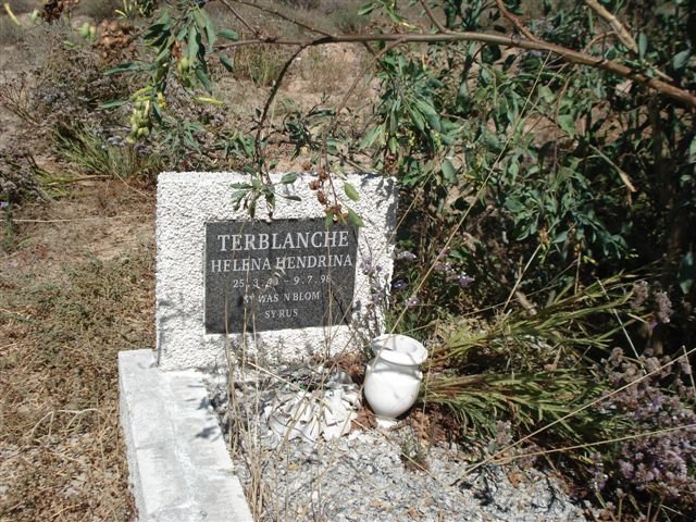 TERBLANCHE Helena Hendrina ??- 1998