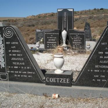 COETZEE Johannes Nicolaas 1898-1974 &amp; Alida Hendrika 1904-1979