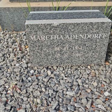 ADENDORFF Maretha 1954-2006