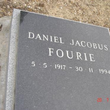 FOURIE Daniel Jacobus 1917-1994