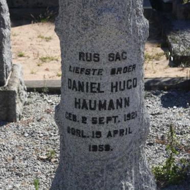 HAUMANN Daniel Hugo 1921-1958