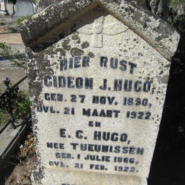 HUGO Gideon J. 1850-1922 &amp; E.C. THEUNISSEN 1866-1922