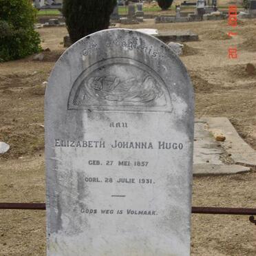 HUGO Elizabeth Johanna 1857-1931