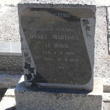 ROUX Daniel Martinus, le 1891-1956