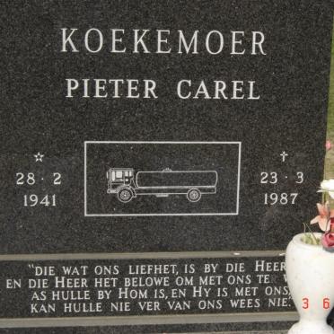 KOEKEMOER Pieter Carel 1941-1987