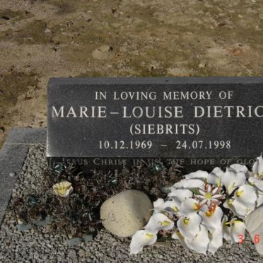 DIETRICH Marie-Louise nee SIEBRITS 1969-1998