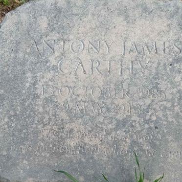 CARTHY Antony James 1985-2013