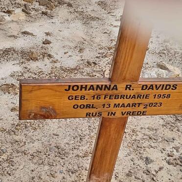 DAVIDS Johanna R. 1958-2023