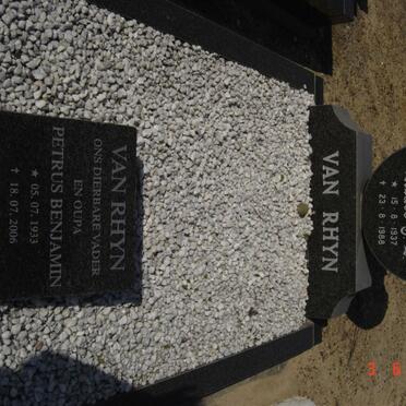 RHYN Petrus Benjamin, van 1933-2006 & Elsabé J.E.1937-1988