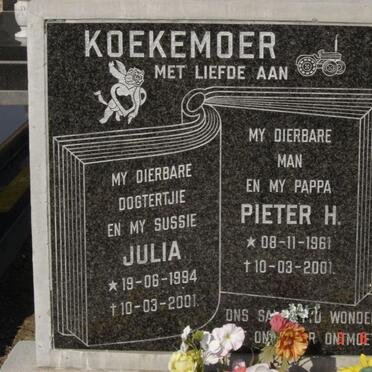 KOEKEMOER Pieter H. 1961-2001 :: KOEKEMOER Julia 1994-2001
