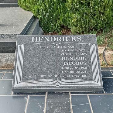 HENDRICKS Hendrik Jacobus 1928-2011