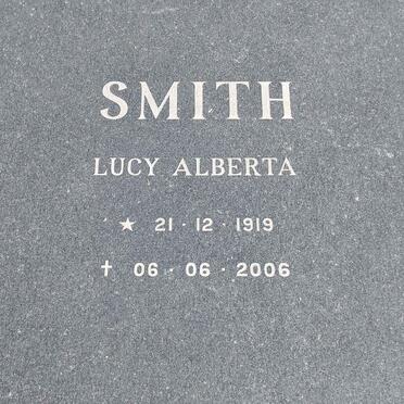 SMITH Lucy Alberta 1919-2006
