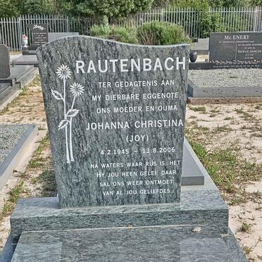 RAUTENBACH Johanna Christina 1945-2006