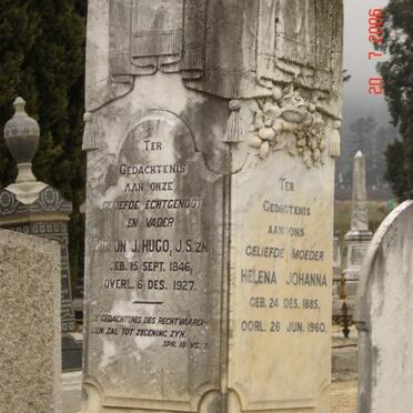 HUGO Gideon J. 1846-1927 :: HUGO Helena Johanna 1885-1960