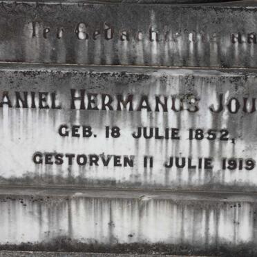 JOUBERT Daniel Hermanus 1852-1919