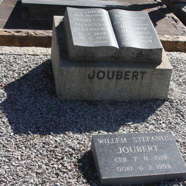 JOUBERT Hendrik Jacobus 1885-1958 &amp; Isabella Susanna ERASMUS 1896-1971 :: JOUBERT Willem Stefanus 1919-1993