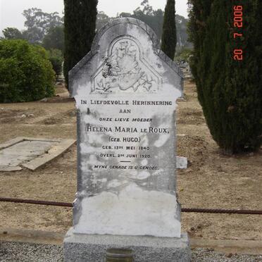 ROUX Helena Maria, le nee HUGO 1840-1920