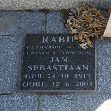 RABIE Jan Sebastiaan 1917-2003