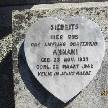 SIEBRITS Annami 1937-1942