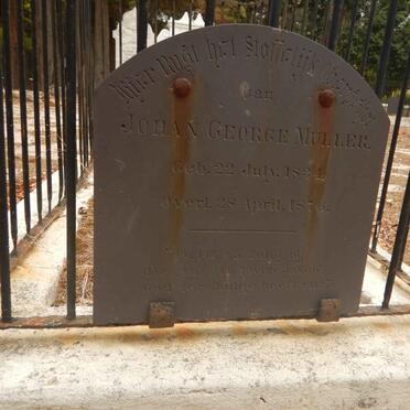 MULLER Johan George 1834-1876