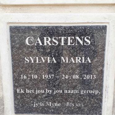 CARSTENS Sylvia Maria 1937-2013