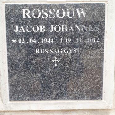 ROSSOUW Jacob Johannes 1944-2012