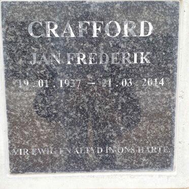 CRAFFORD Jan Frederik 1937-2014