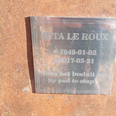 ROUX Rita, le 1949-2017