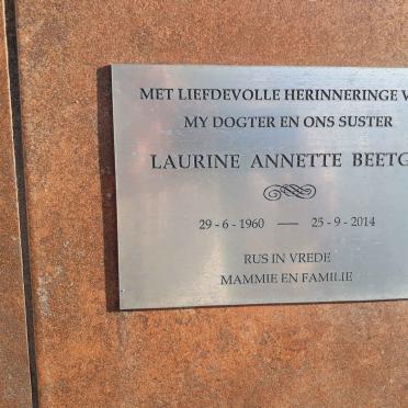 BEETGE Laurine Annette 1960-2014