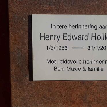HOLLIDAY Henry Edward 1956-2016