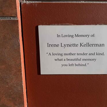 KELLERMAN Irene Lynette