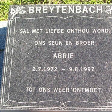 BREYTENBACH Abrie 1972-1997
