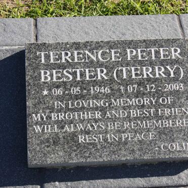 BESTER Terence Peter 1946-2003