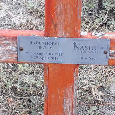 BADENHORST Batta 1925-2018