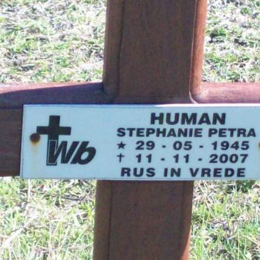 HUMAN Stephanie Petra 1945-2007