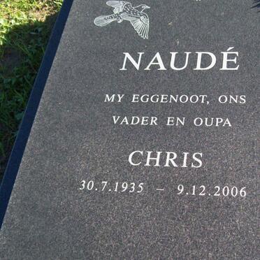 NAUDE Chris 1935-2006